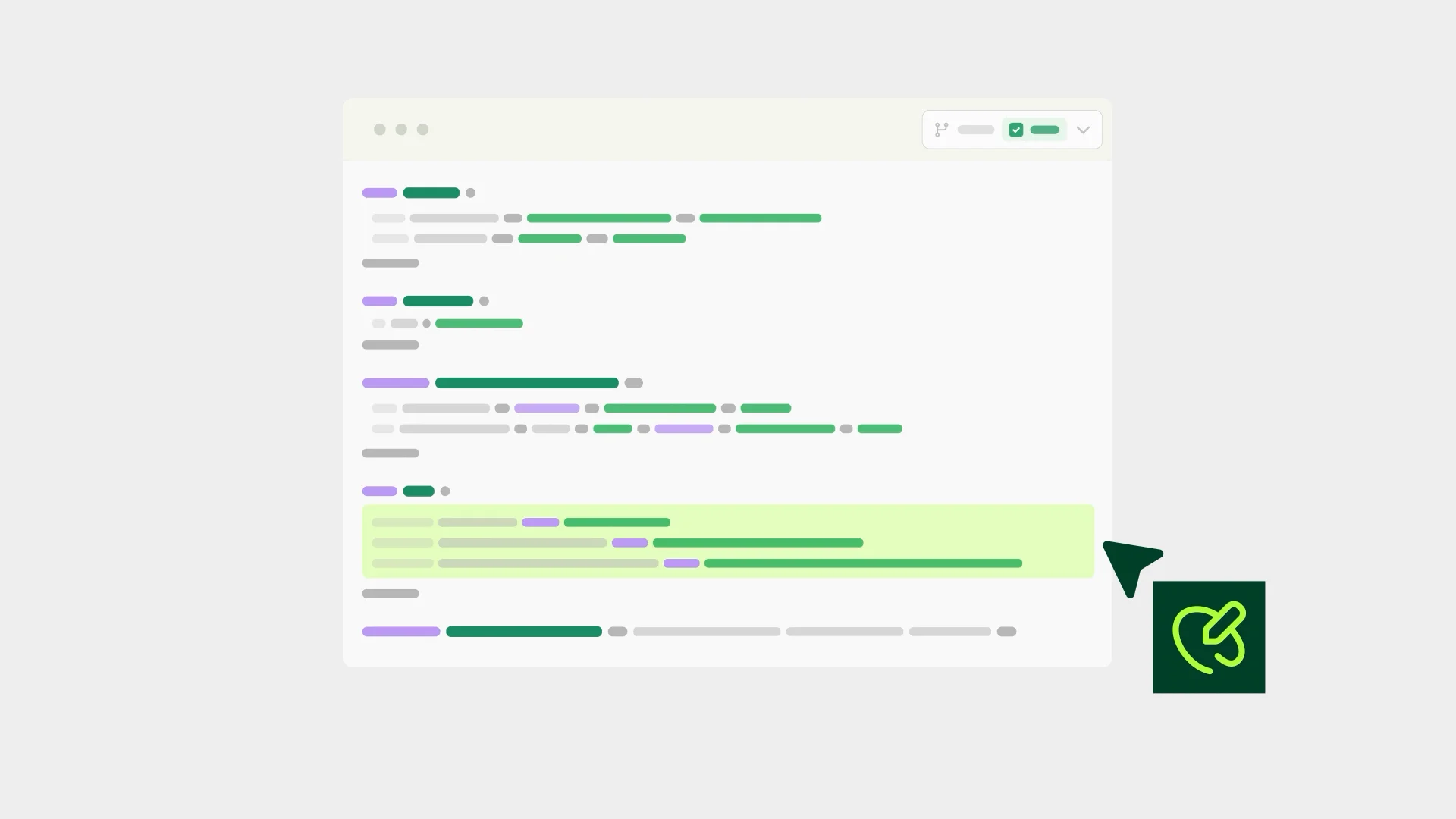 Autopilot proposing a docs update, shown as a highlighted change in the editor