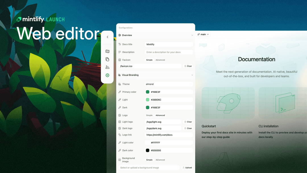 A better way to edit and publish in Mintlify