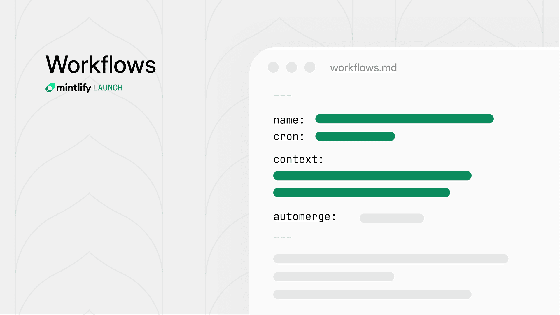 Workflows: Automate documentation maintenance