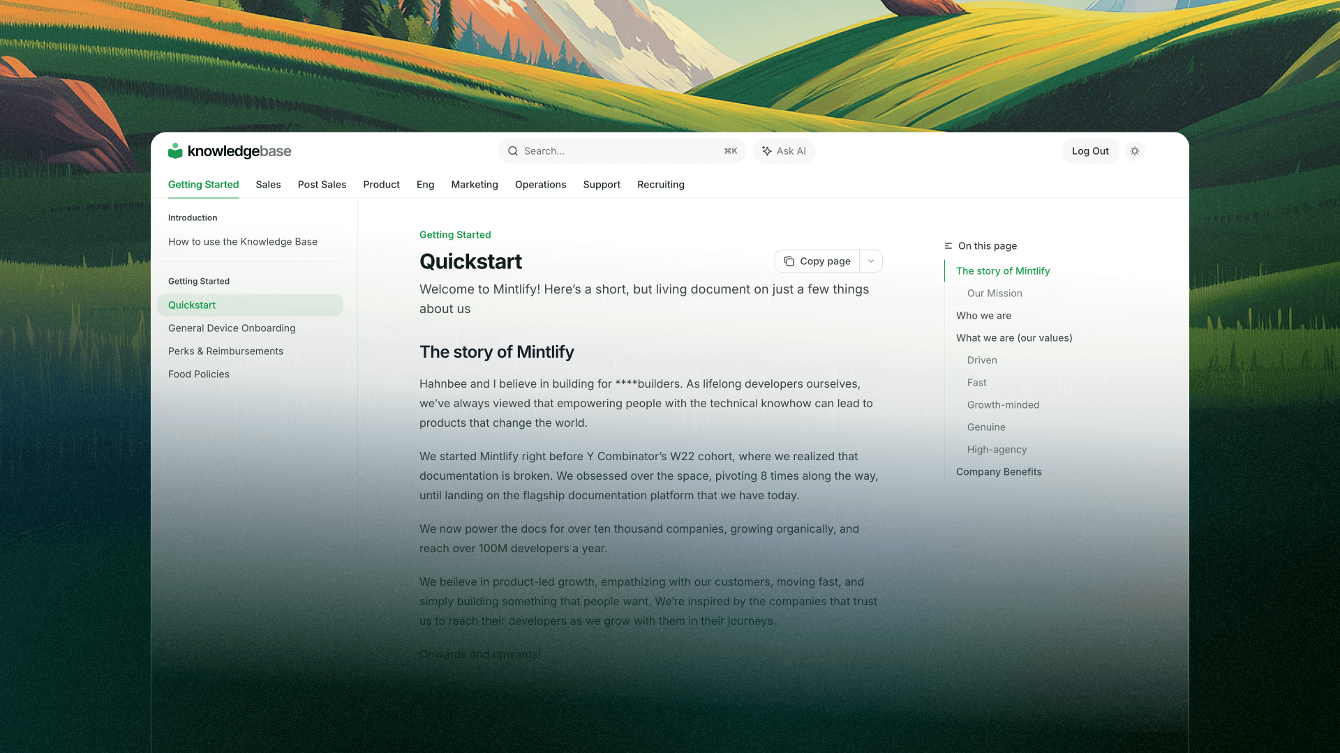 How I built our knowledge base in an afternoon