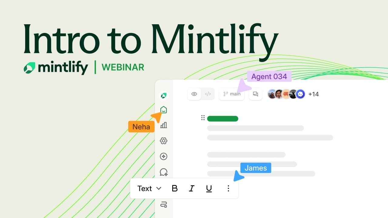 Intro to Mintlify live session